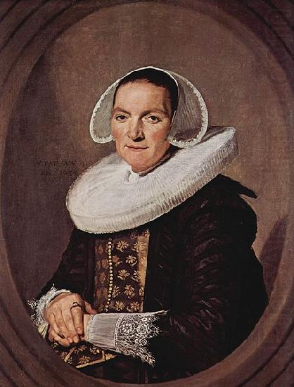 Frans Hals Portrat einer etwa vierzigjahrigen Frau mit verschrankten Handen